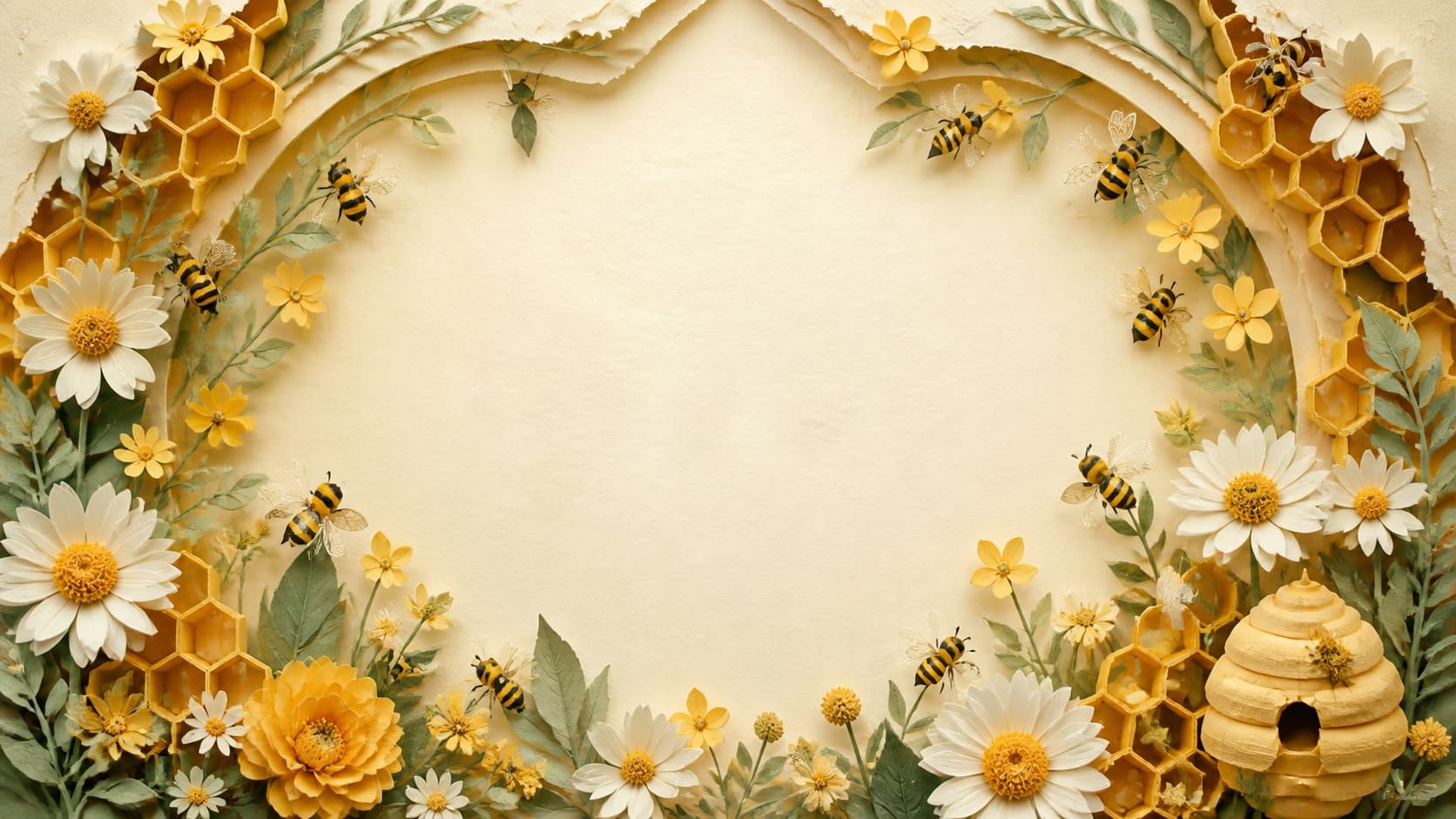Paper Hive Parade Bee reveal scene