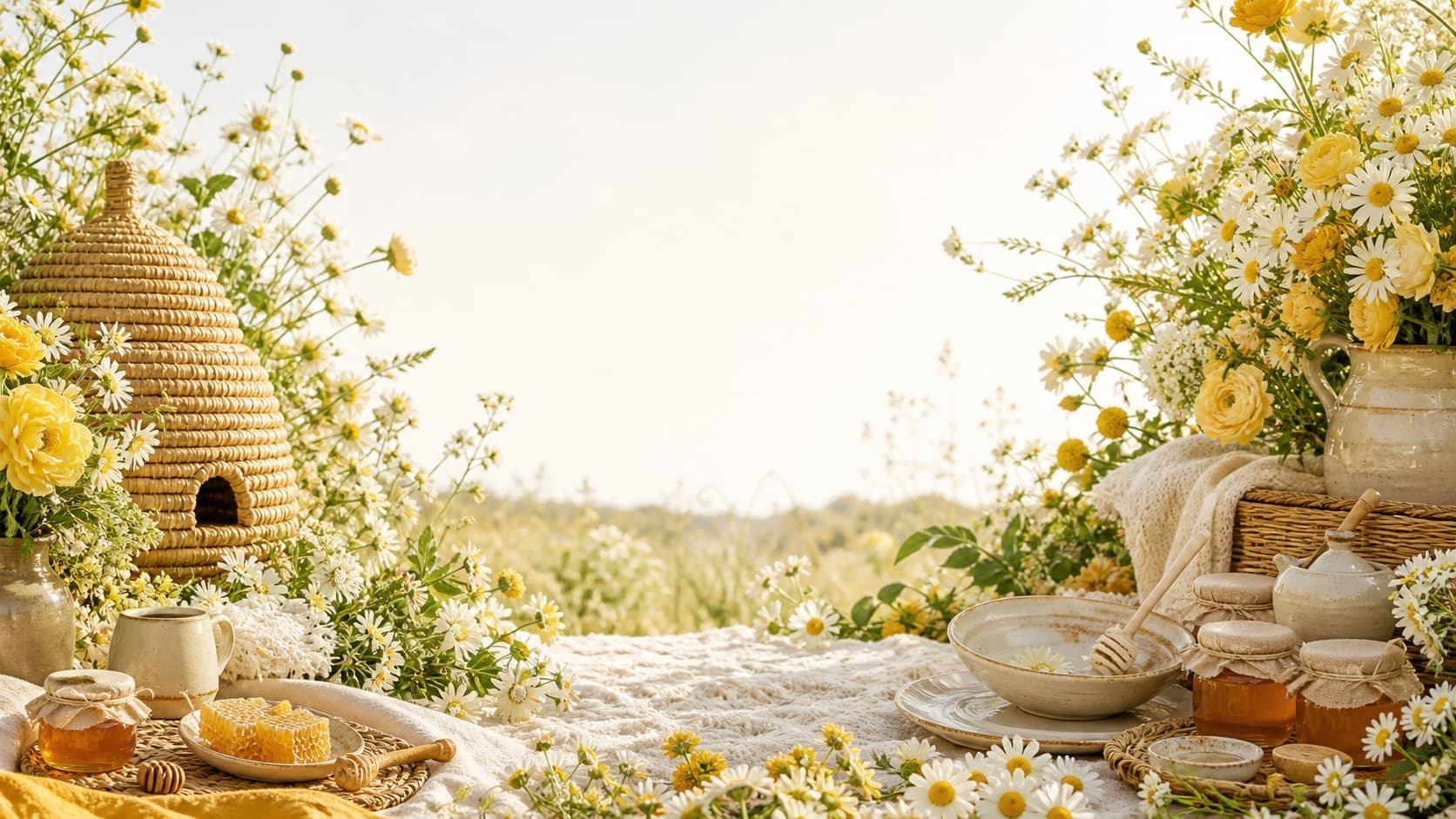 Bee party atmosphere