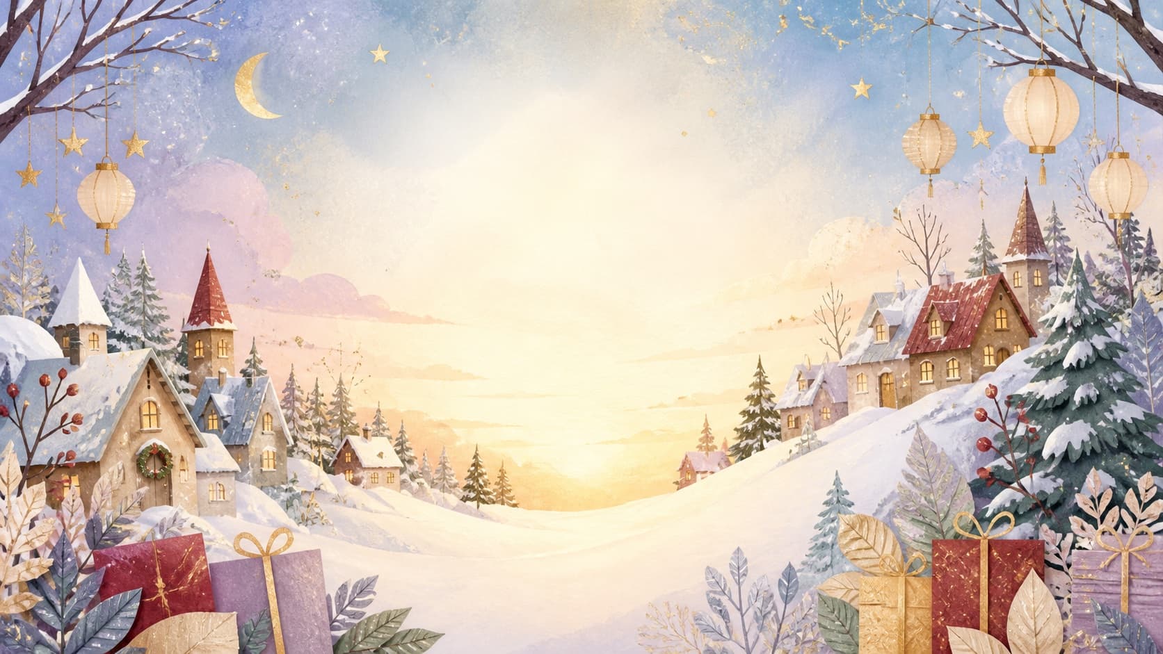 Sugarplum Storybook Christmas reveal scene