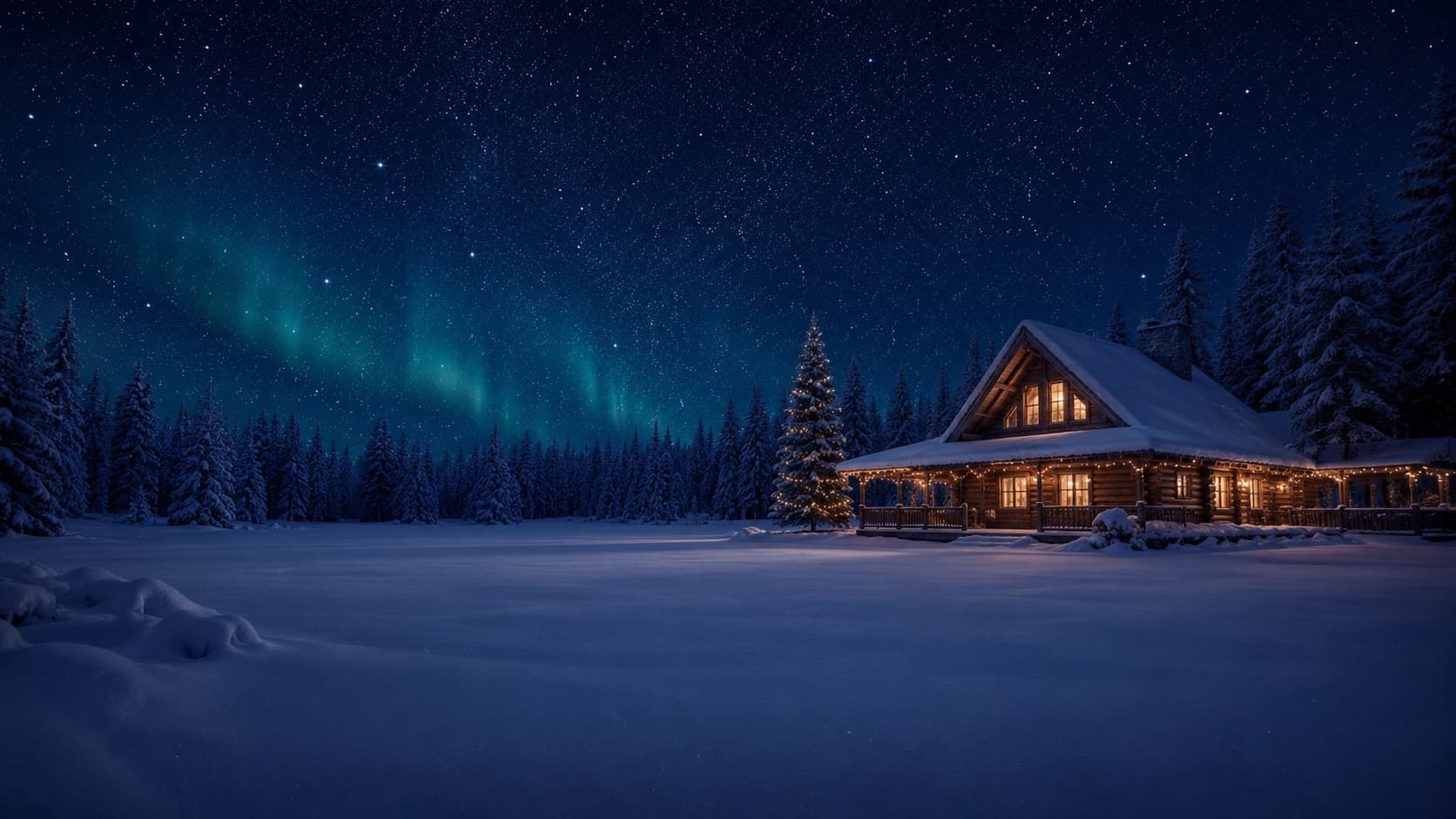 Christmas party atmosphere