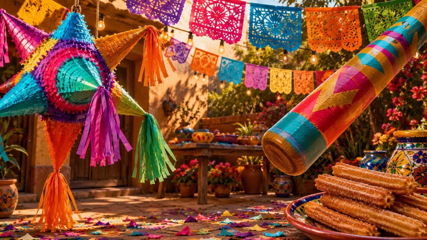 Fiesta gender reveal page — live themed countdown and voting