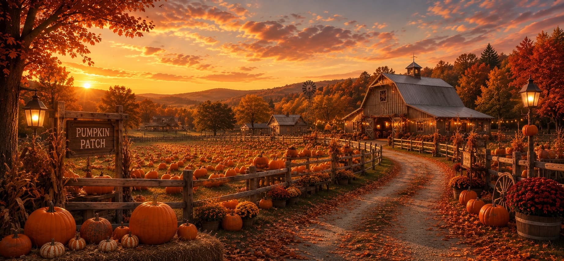 Pumpkin gender reveal page — live themed countdown and voting